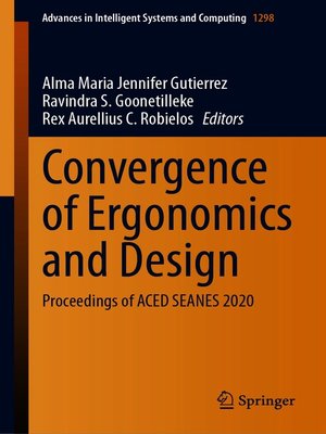 cover image of Convergence of Ergonomics and Design